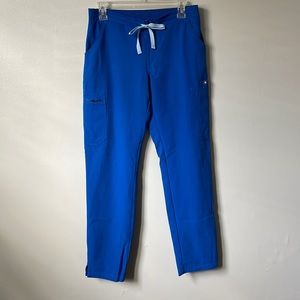 Figs royal blue scrub pants